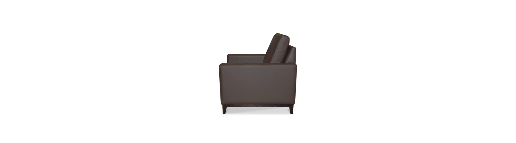 Léon leather side - Armchair William