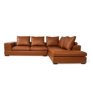 Lionel II - canapé modulaire et sectionnel en cuir fabriqué au Québec par William - divan, causeuse, sofa