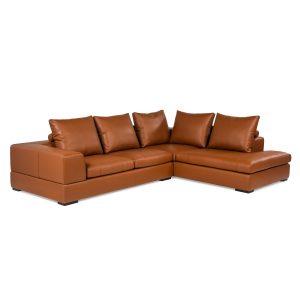 Lionel II - canapé modulaire et sectionnel en cuir fabriqué au Québec par William - divan, causeuse, sofa